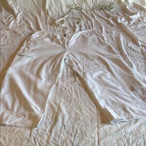 Chico's Crisp White Cargo Pants